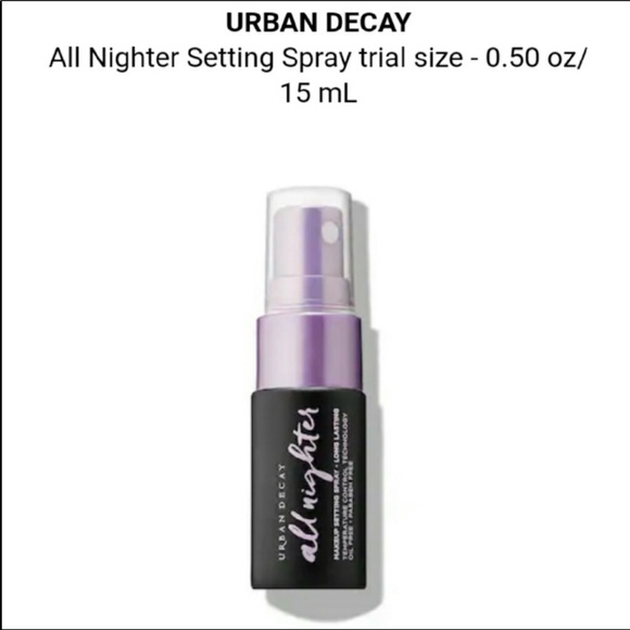 4/$15 Urban Decay all nighter makeup setting spray - Picture 1 of 1